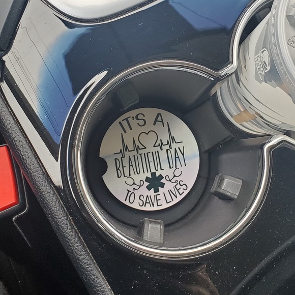 🏥SAVING LIVES car coaster set - Picture 5 of 7